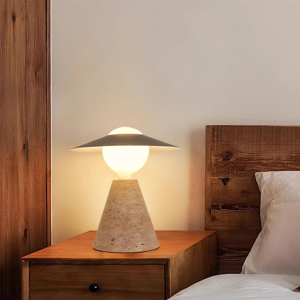 Bartley Travertine Table Lamp — product view 4