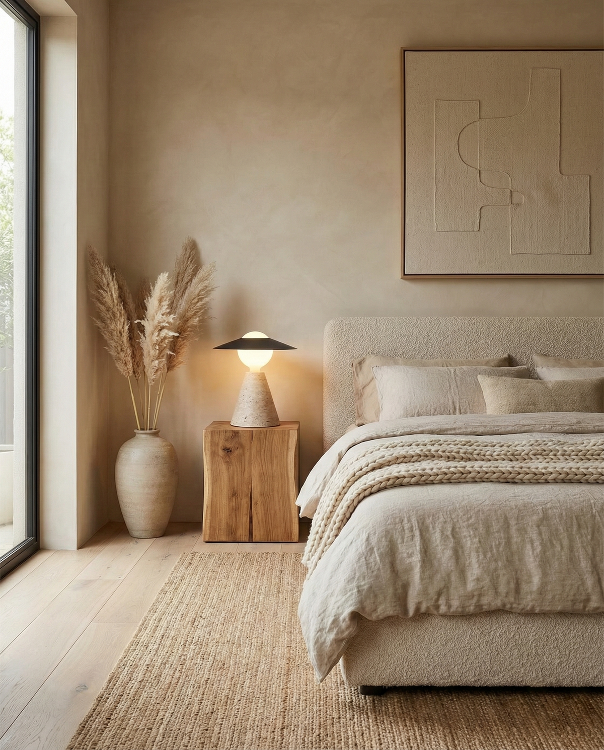 Bartley Travertine Table Lamp — product view 7
