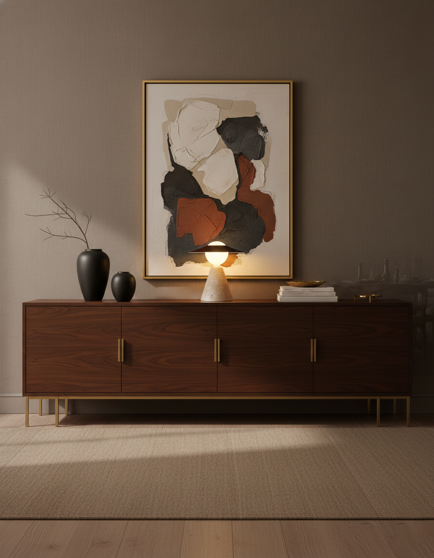 Bartley Travertine Table Lamp — product view 9
