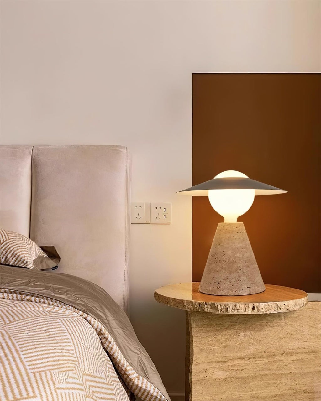 Bartley Travertine Table Lamp — product view 16