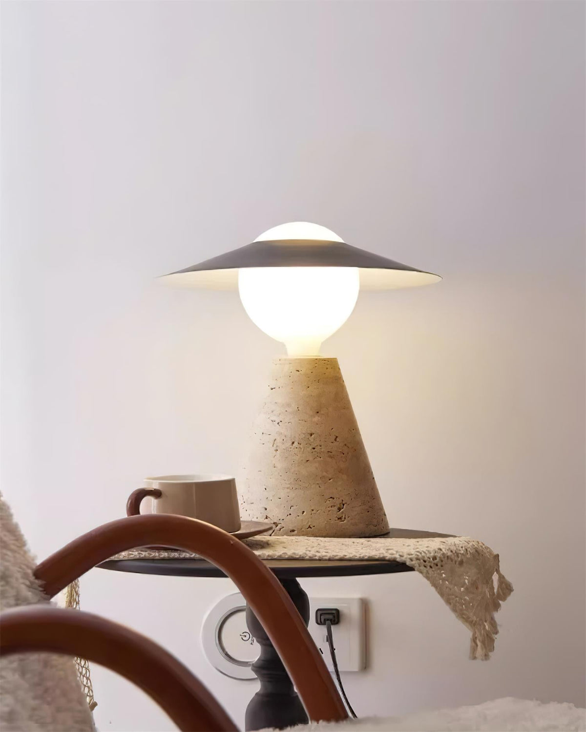 Bartley Travertine Table Lamp — product view 20