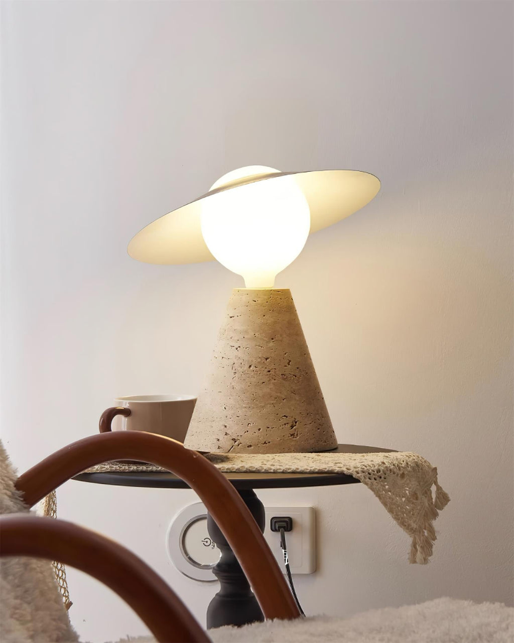 Bartley Travertine Table Lamp — product view 26