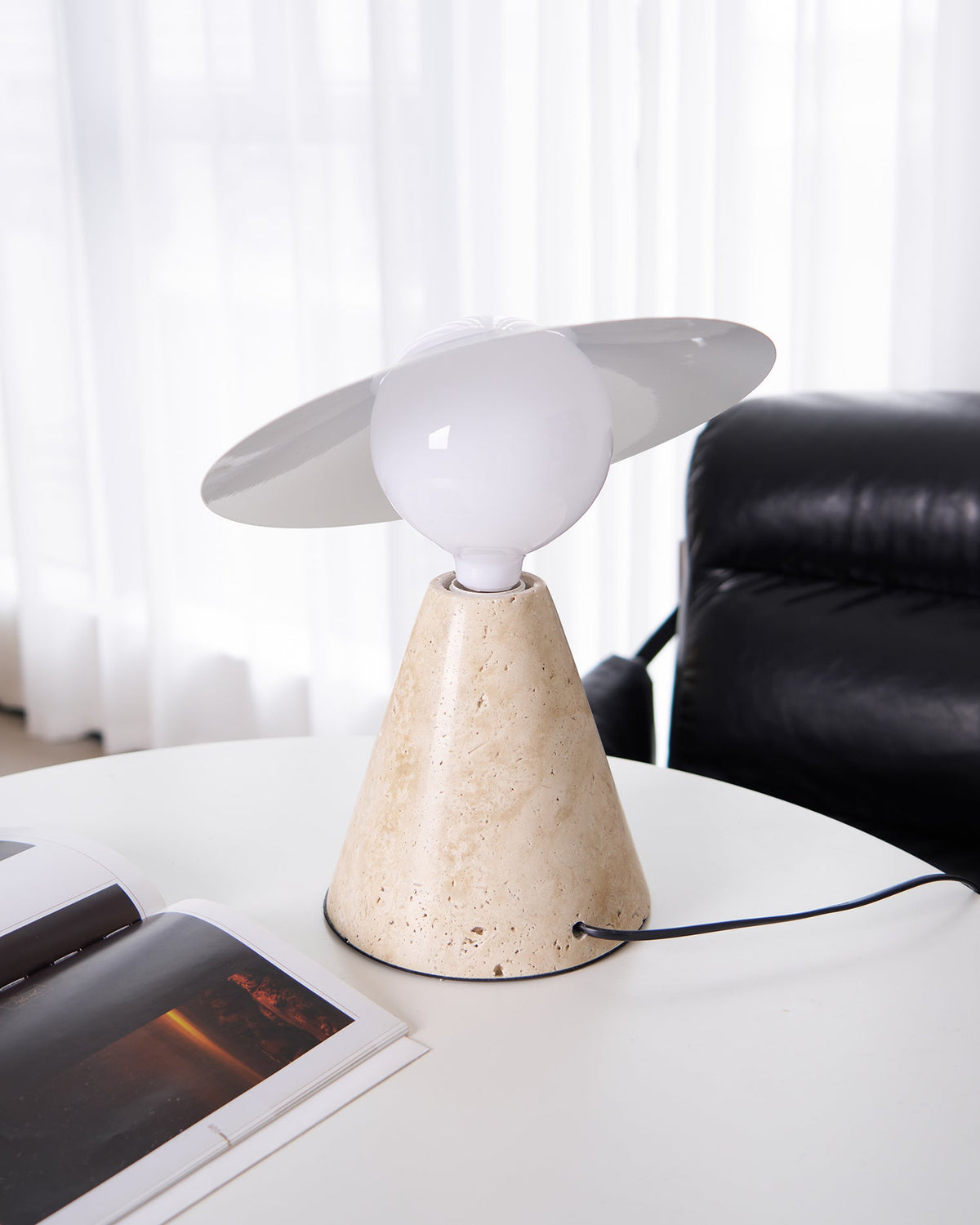 Bartley Travertine Table Lamp — product view 36