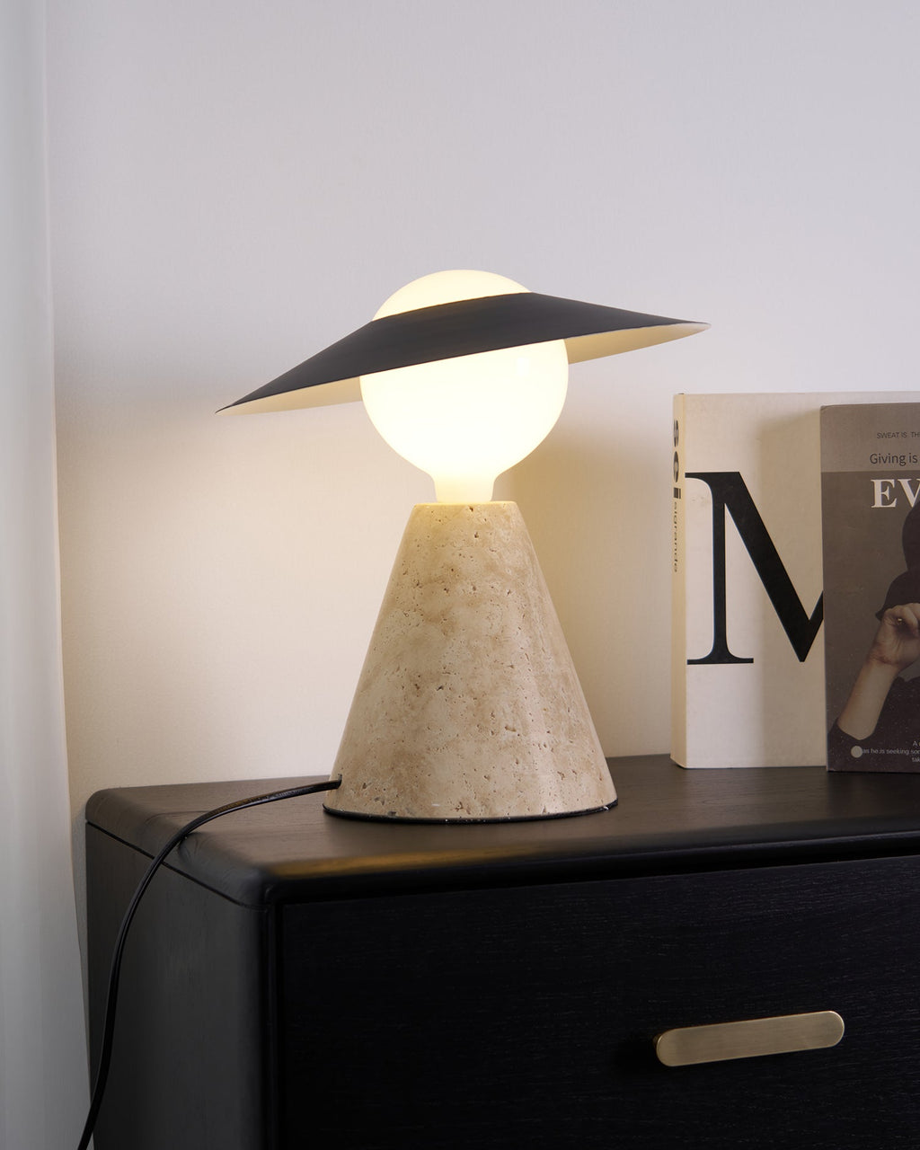 Bartley Travertine Table Lamp — product view 40
