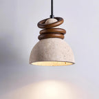 Veluca Travertine Pendant Lamp — product view 2