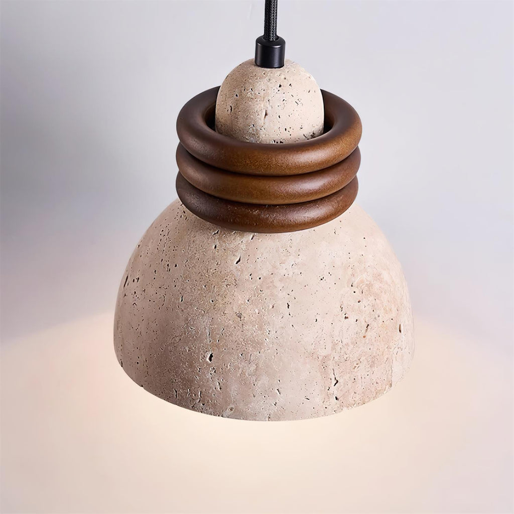 Veluca Travertine Pendant Lamp — product view 3