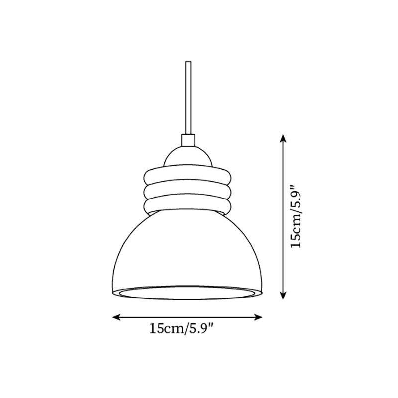 Veluca Travertine Pendant Lamp — product view 5