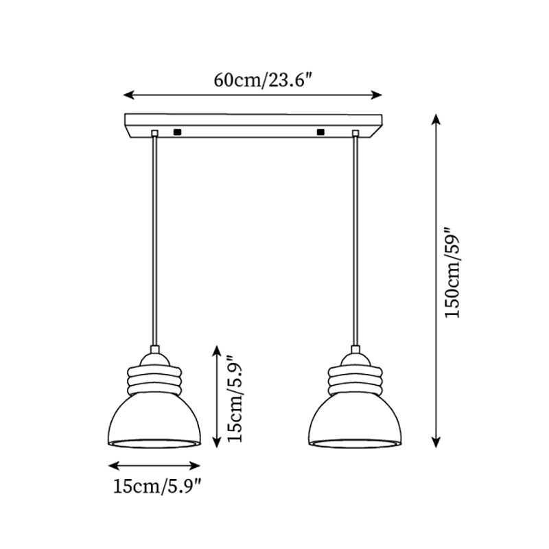 Veluca Travertine Pendant Lamp — product view 6