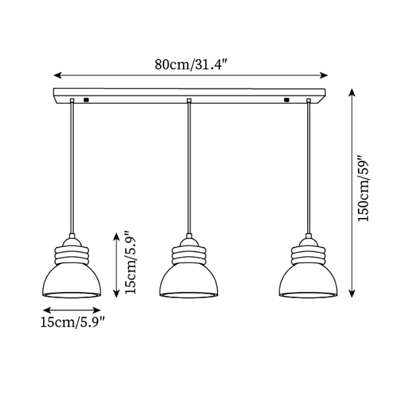 Veluca Travertine Pendant Lamp — product view 7