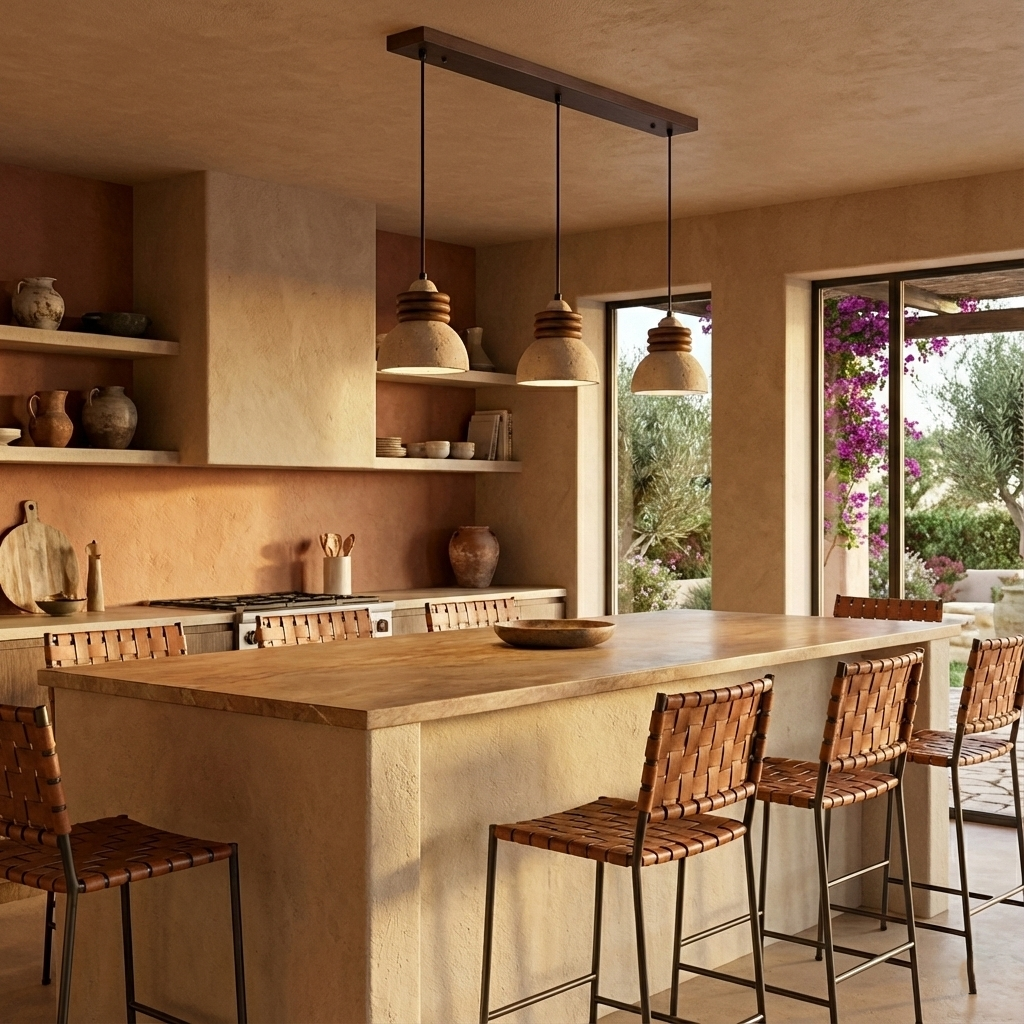 Veluca Travertine Pendant Lamp — product view 8