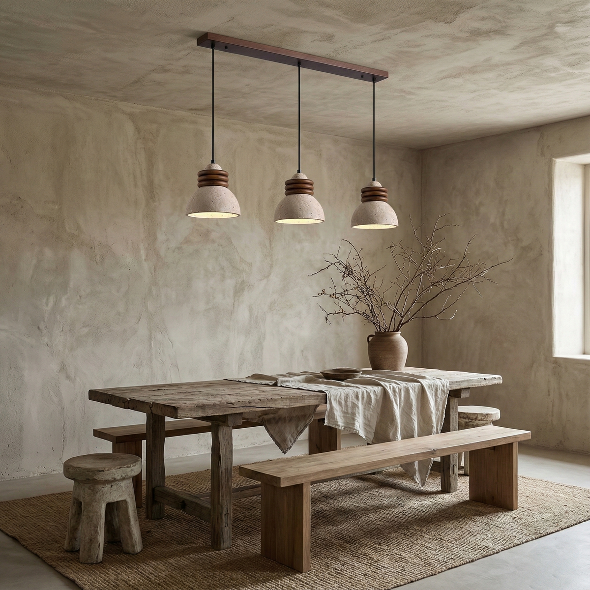 Veluca Travertine Pendant Lamp — product view 13