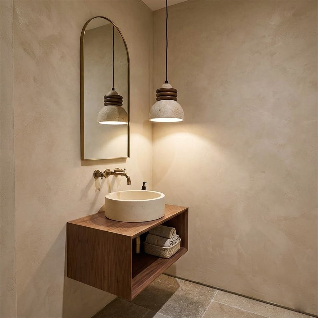 Veluca Travertine Pendant Lamp — product view 17