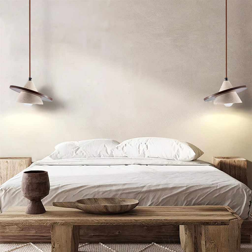 Clay Travertine Pendant Light — product view 4