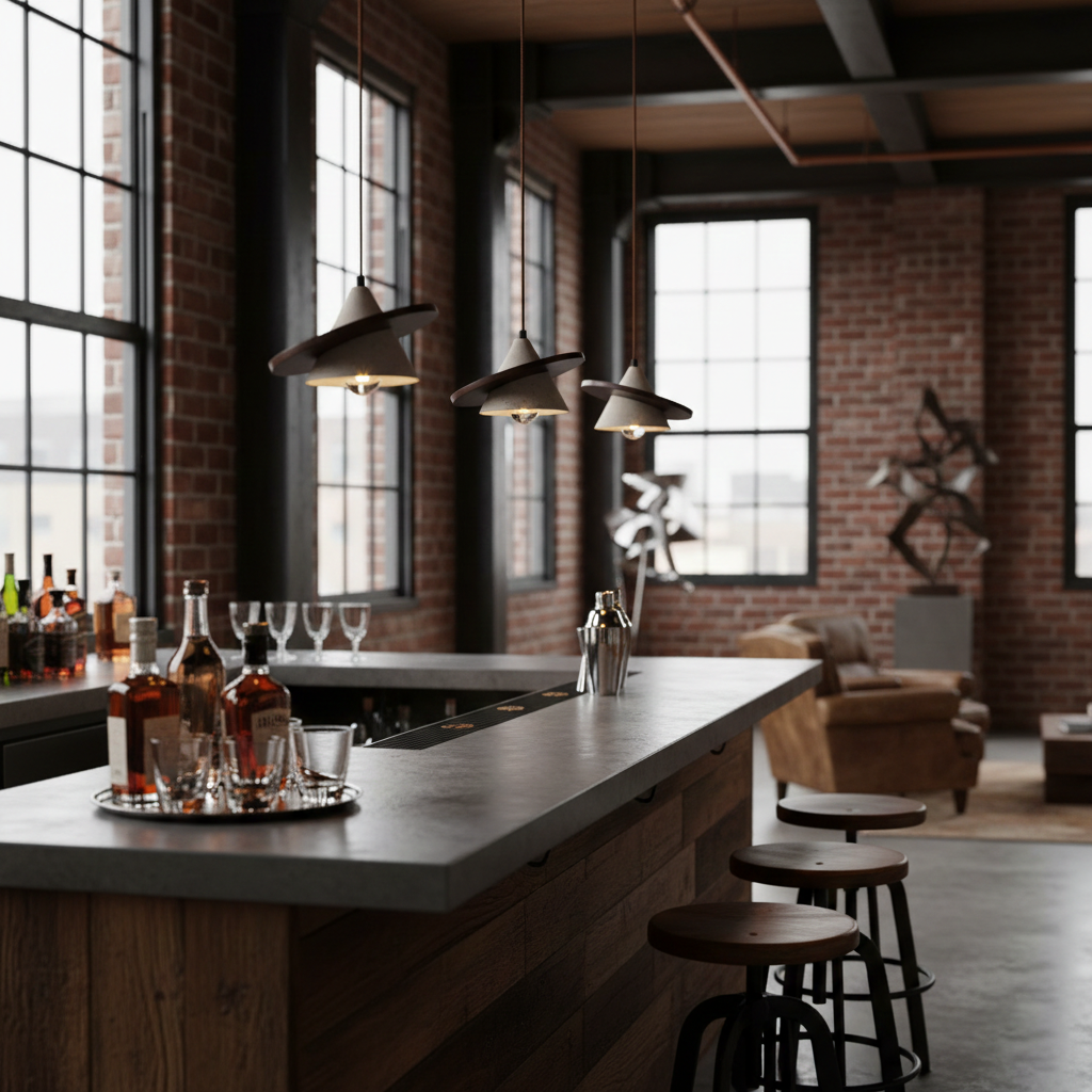 Clay Travertine Pendant Light — product view 10