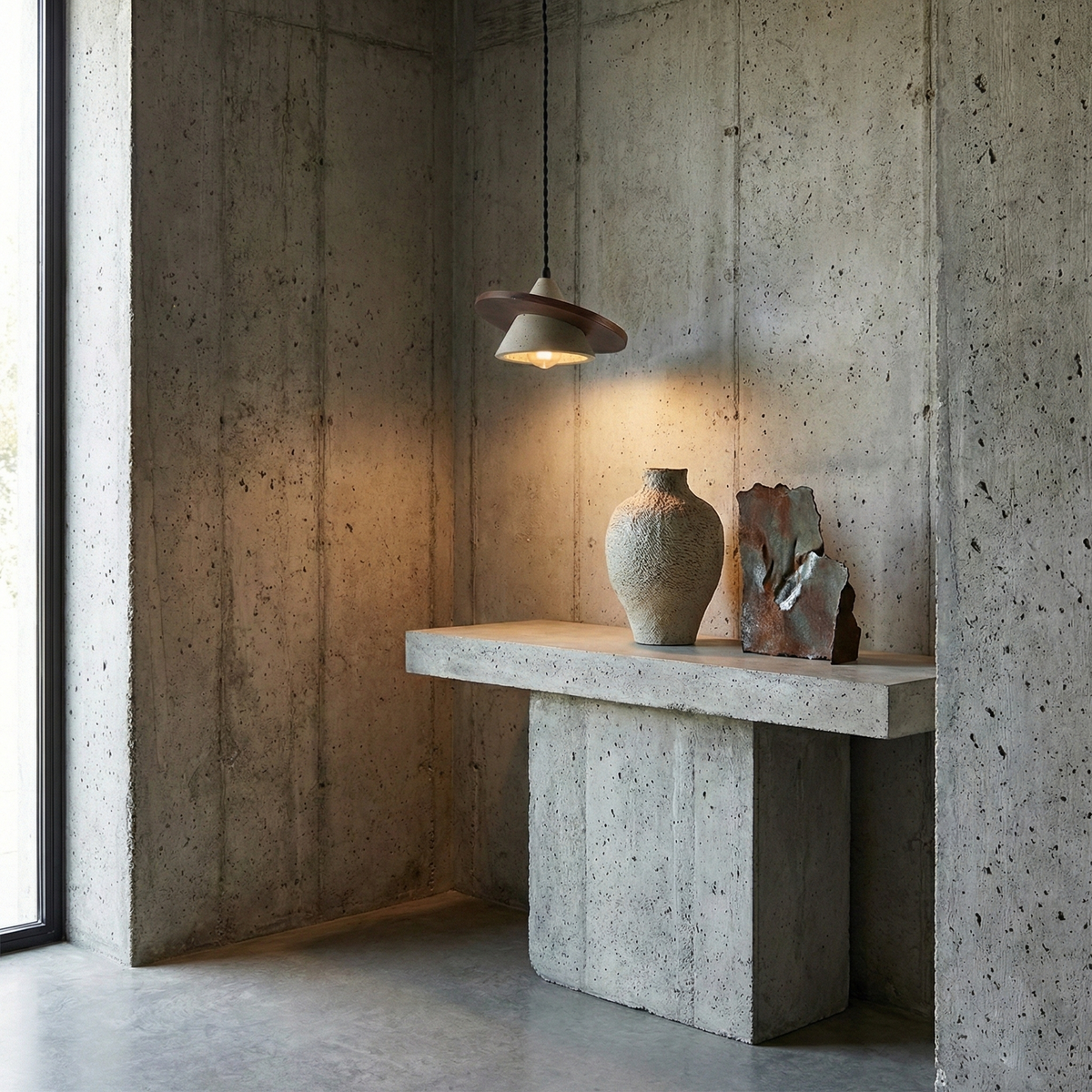 Clay Travertine Pendant Light — product view 12