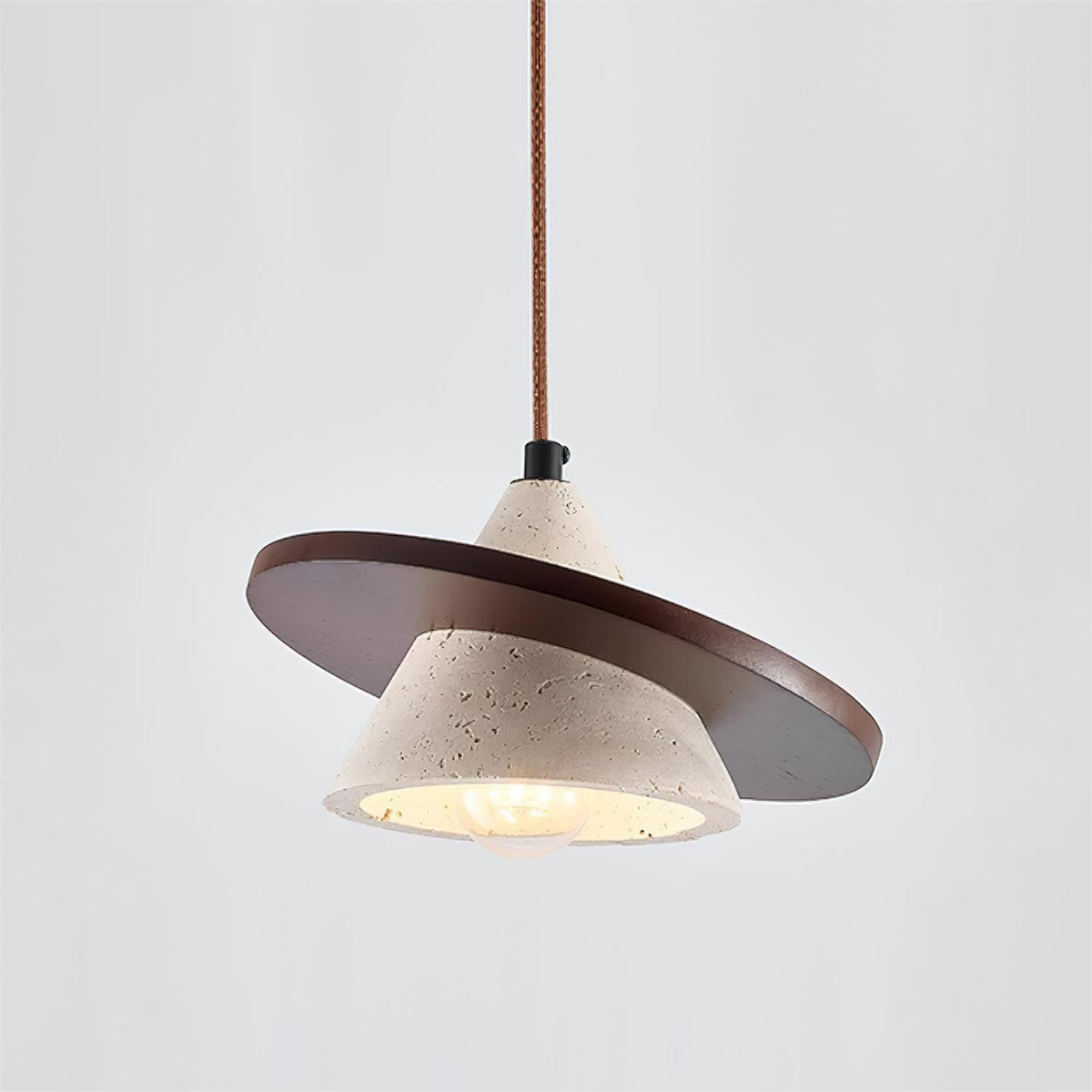 Clay Travertine Pendant Light — product view 14