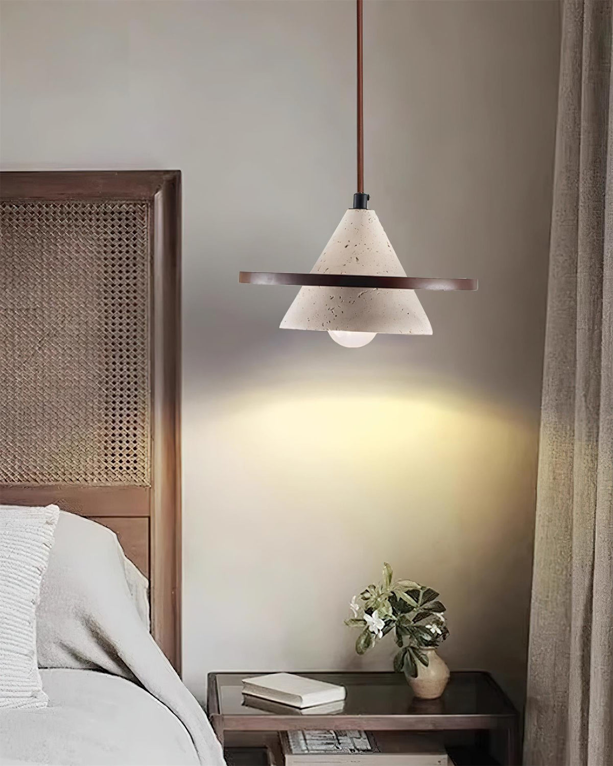 Clay Travertine Pendant Light — product view 15