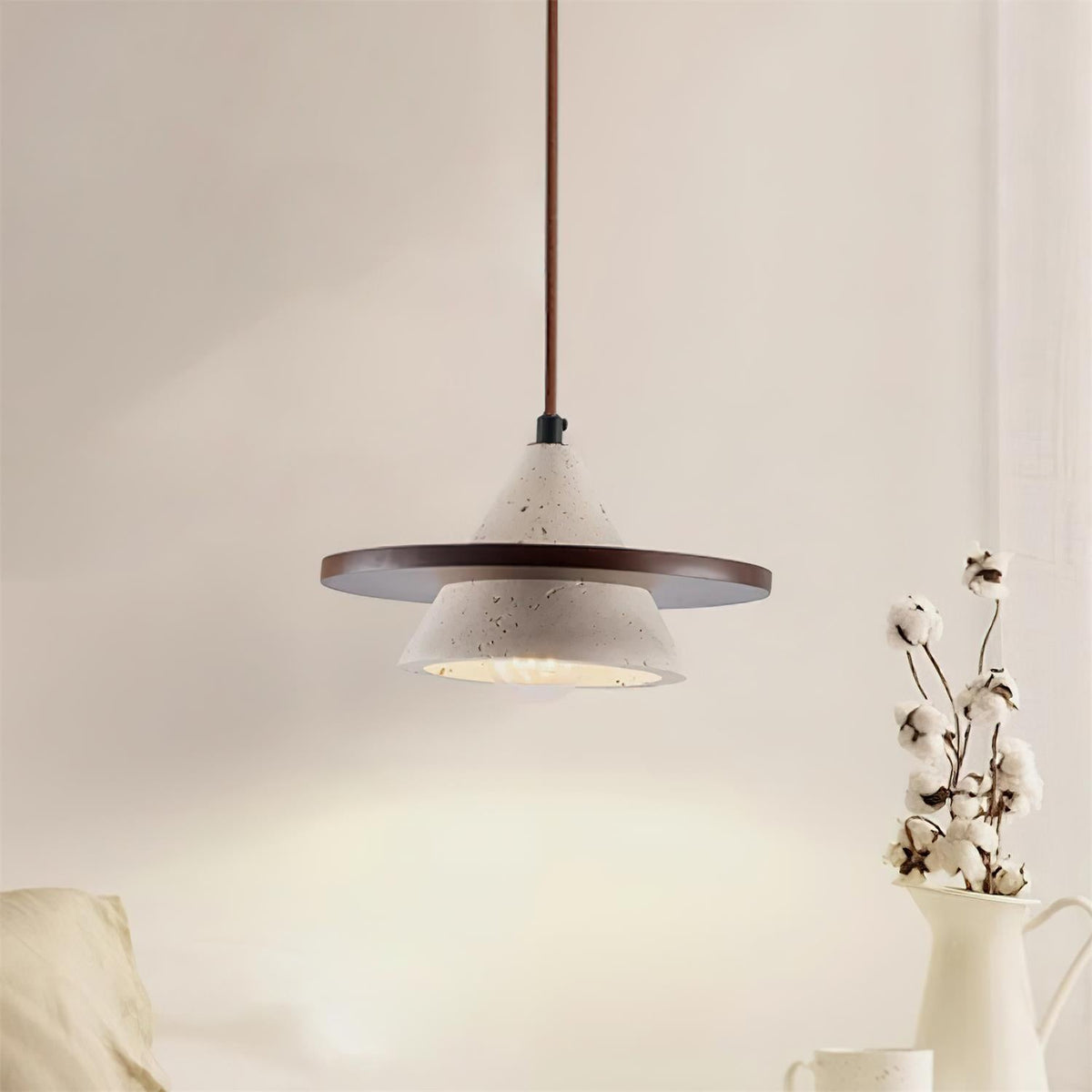 Clay Travertine Pendant Light — product view 18