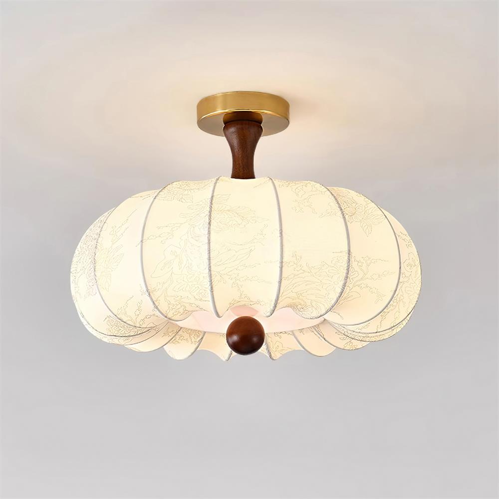 Rivale Wood Ceiling Light — product view 2
