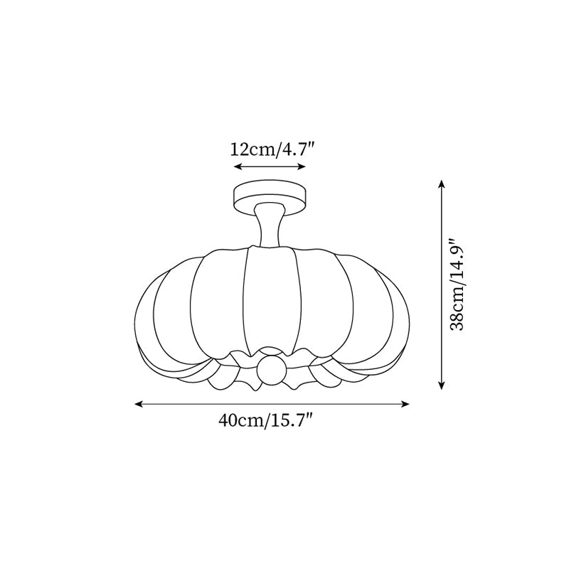 Rivale Wood Ceiling Light — product view 5
