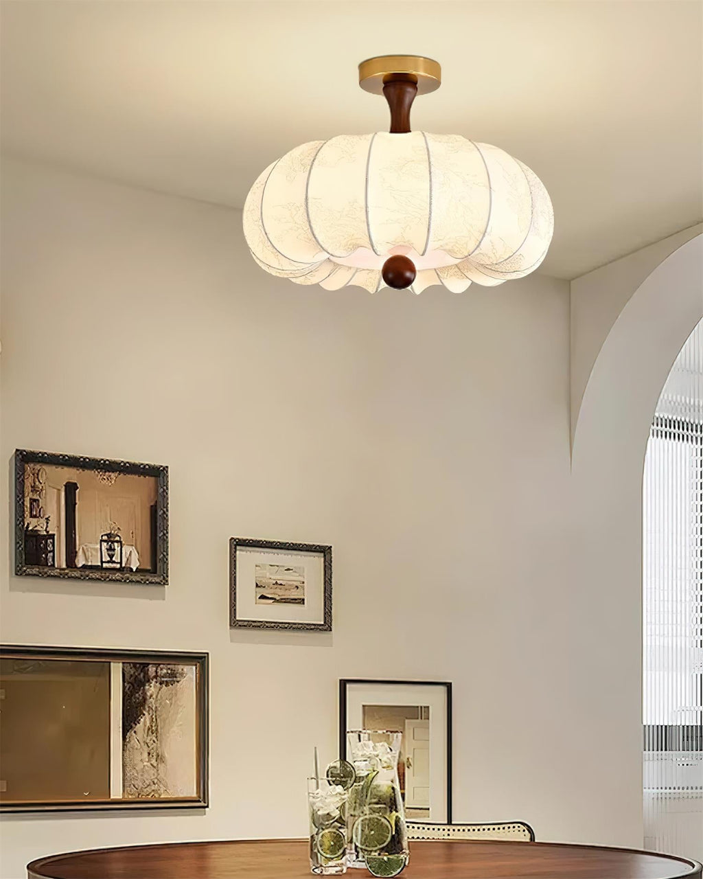 Rivale Wood Ceiling Light — product view 7
