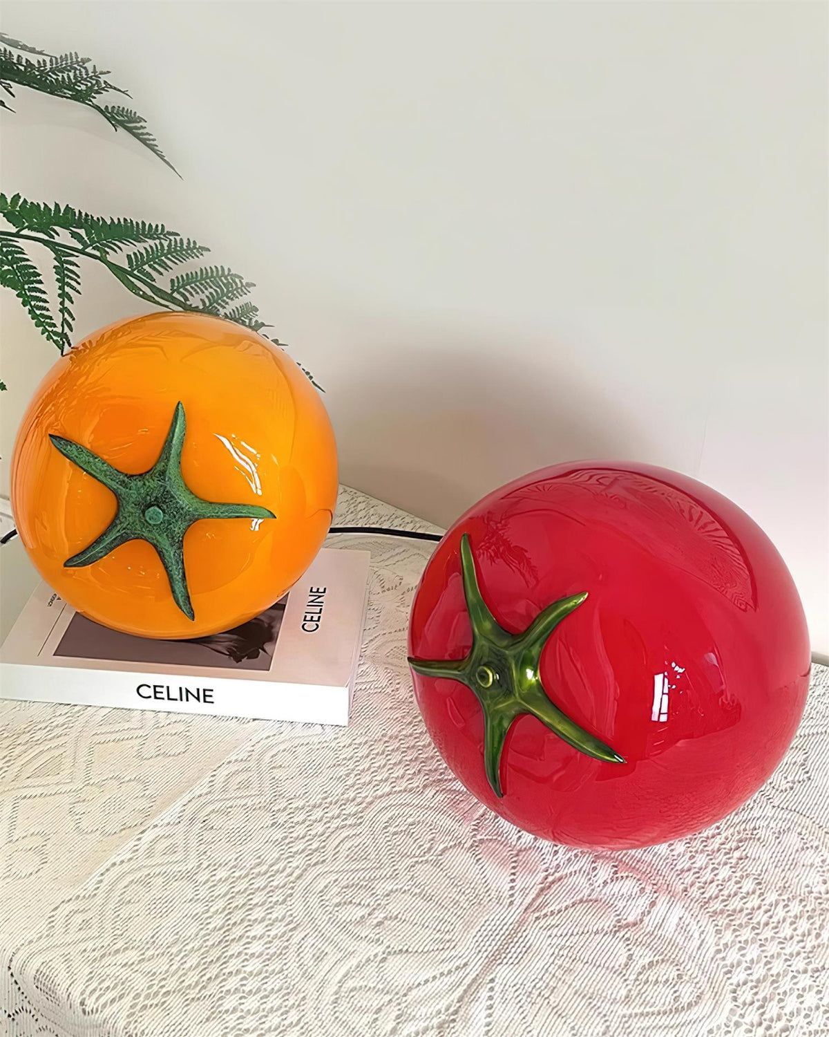 Tomato Glass Table Lamp — product view 4