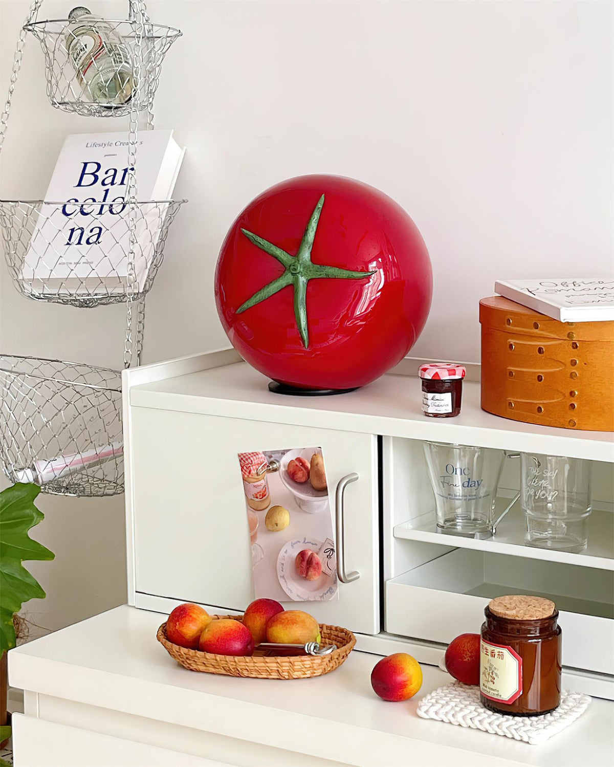 Tomato Glass Table Lamp — product view 8