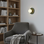 Gaia Green Marble Wall Lamp — product view 14