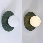 Gaia Green Marble Wall Lamp — product view 17