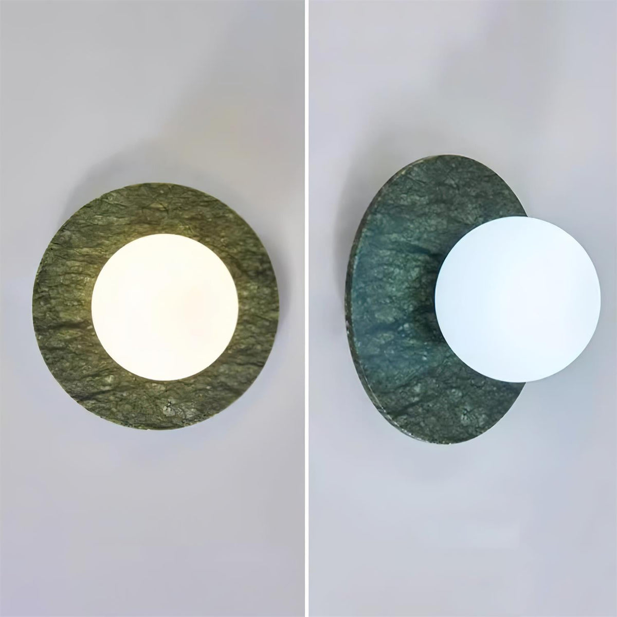 Gaia Green Marble Wall Lamp — product view 18