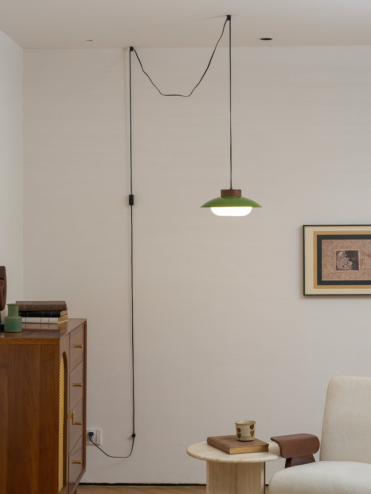 Sima Plug In Iron Pendant Lamp — product view 9