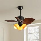 Keltic Leaf 29.5″ Ceiling Fan Light — product view 2