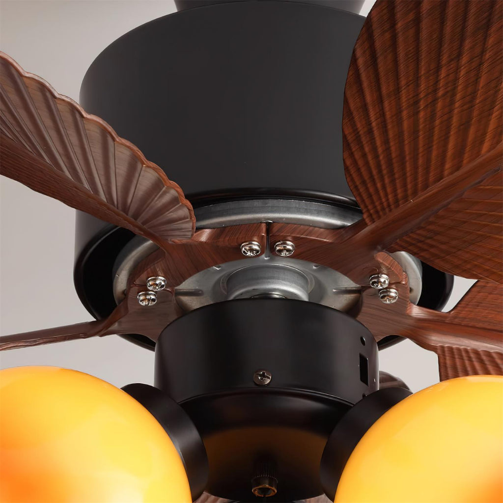 Keltic Leaf 29.5″ Ceiling Fan Light — product view 10