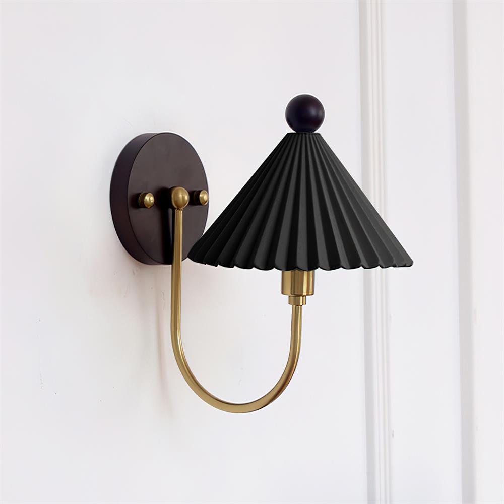 Kismet Ceramics Wood Wall Lamp — product view 3
