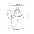 Kismet Ceramics Wood Wall Lamp — product view 4
