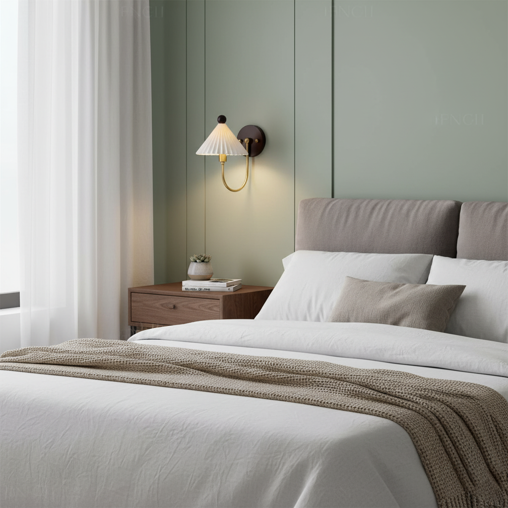 Kismet Ceramics Wood Wall Lamp — product view 6