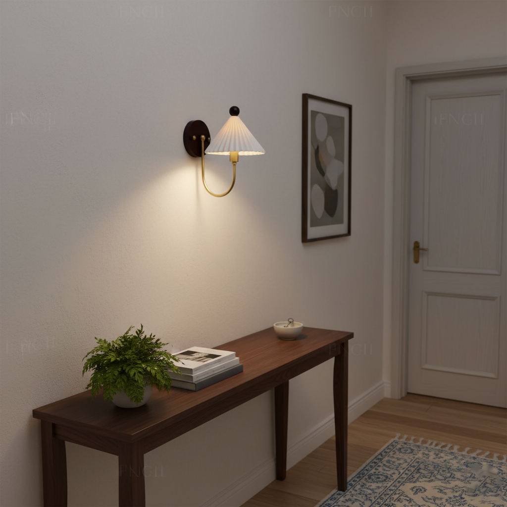 Kismet Ceramics Wood Wall Lamp — product view 7