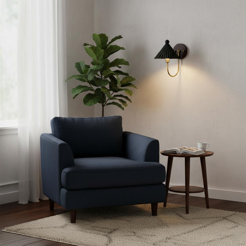 Kismet Ceramics Wood Wall Lamp — product view 8