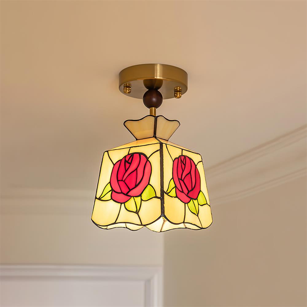 Roselit Glass Ceiling Lamp — product view 2