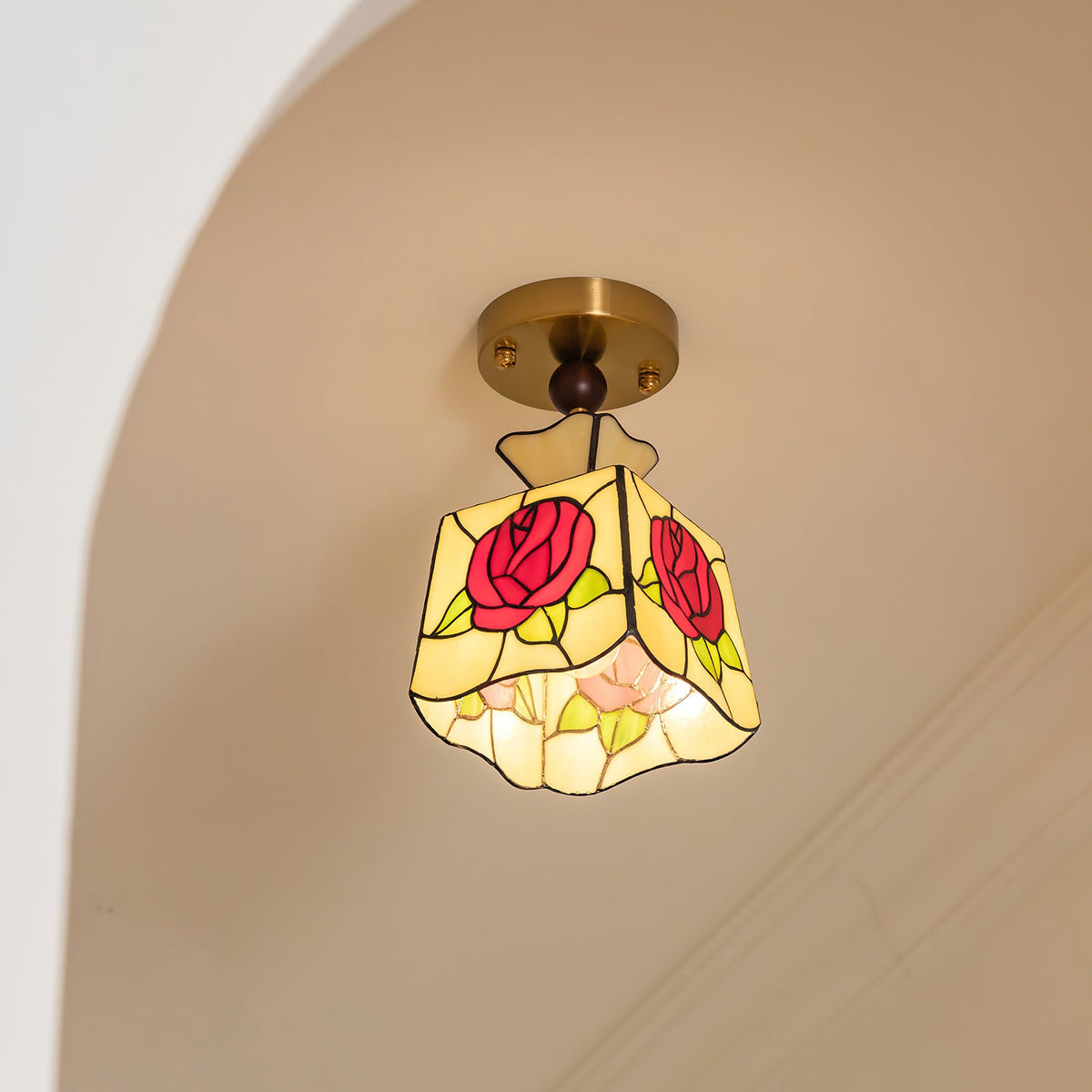 Roselit Glass Ceiling Lamp — product view 6