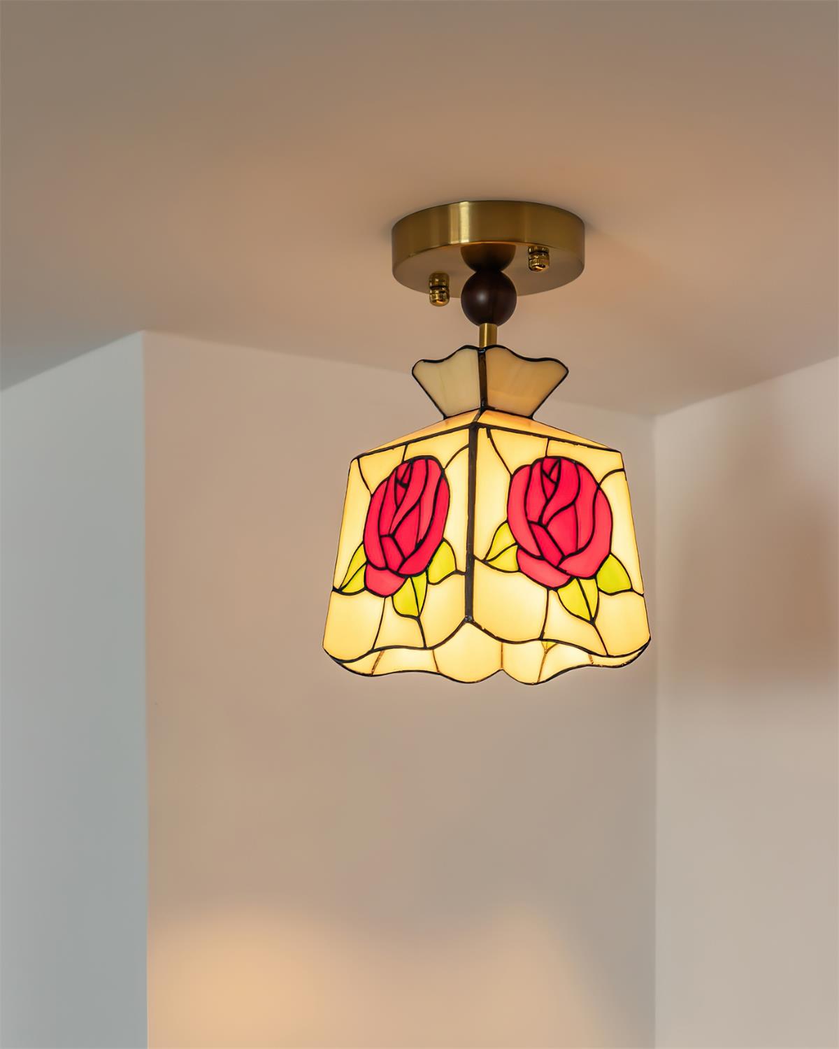 Roselit Glass Ceiling Lamp — product view 7
