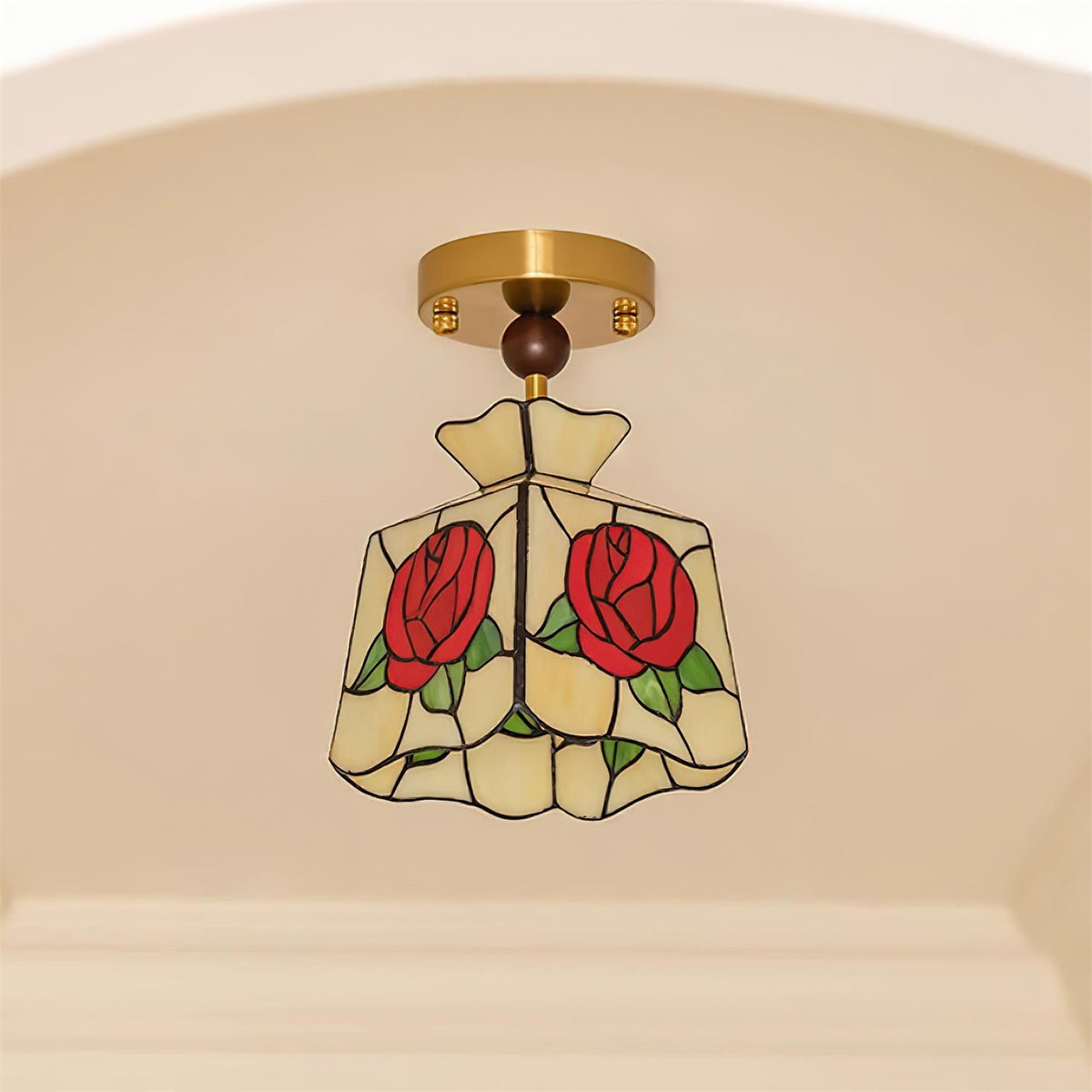 Roselit Glass Ceiling Lamp — product view 9