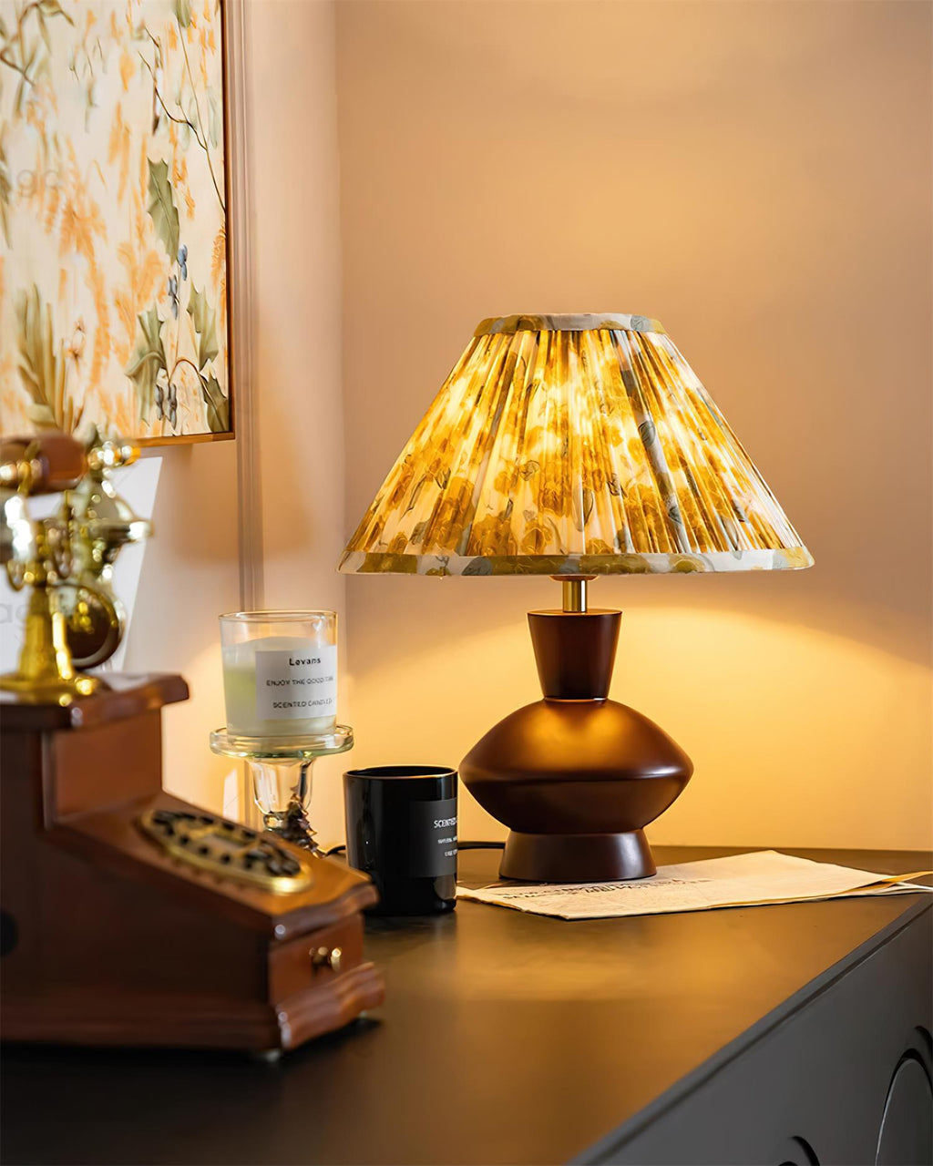Lenora Wood Table Lamp — product view 9