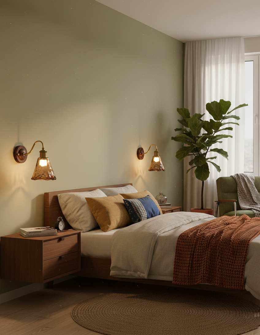 Nalia Amber Wall Lamp — product view 10