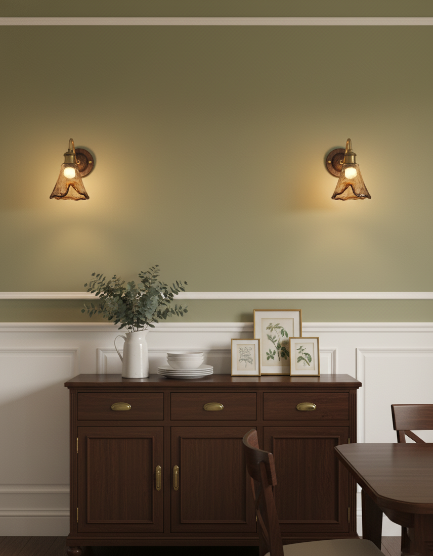 Nalia Amber Wall Lamp — product view 11