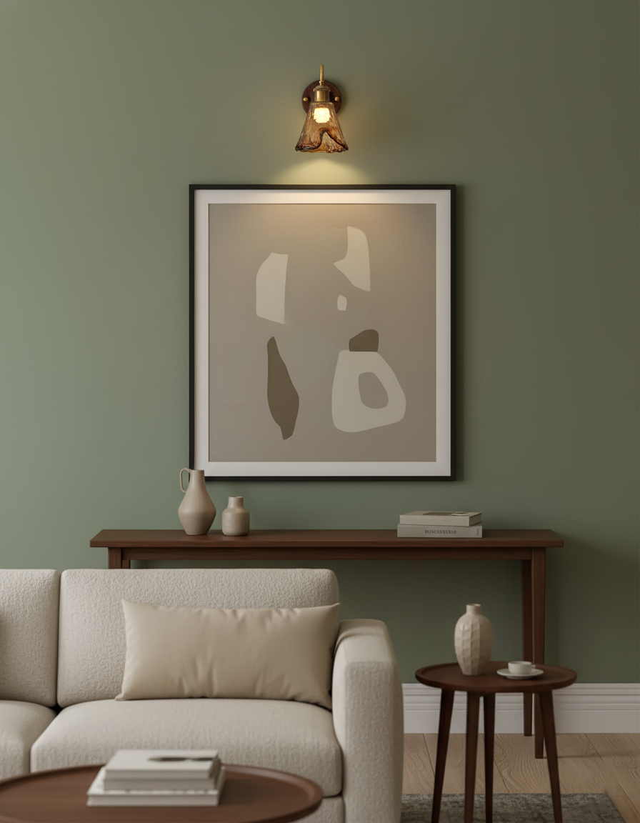 Nalia Amber Wall Lamp — product view 12