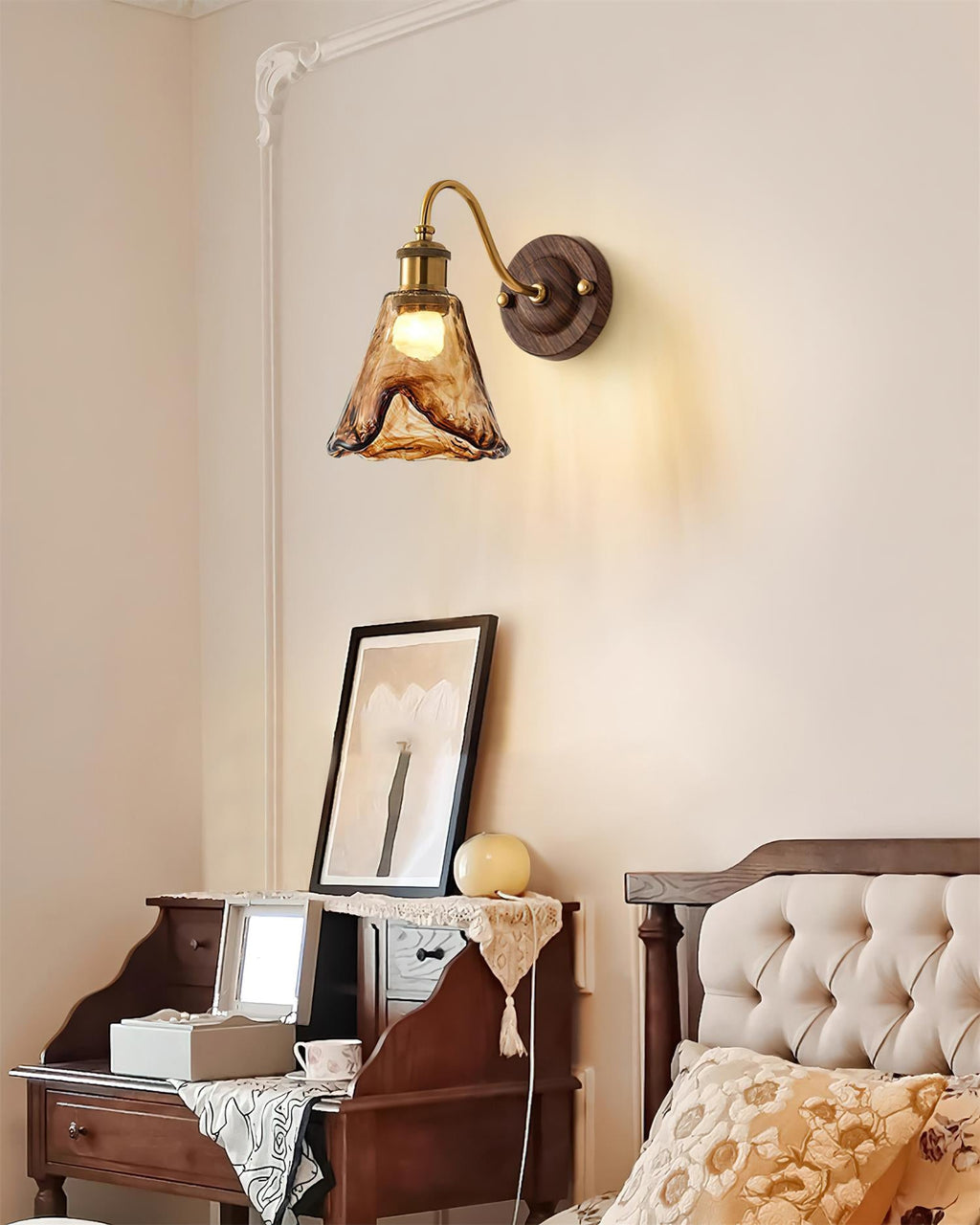 Nalia Amber Wall Lamp — product view 16