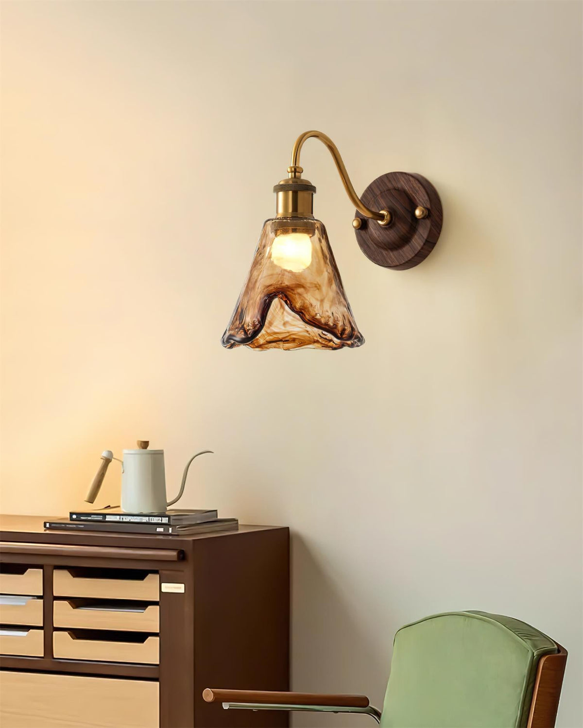 Nalia Amber Wall Lamp — product view 19