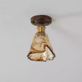 Nalia Amber Glass Ceiling Light — product view 2
