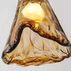 Nalia Amber Glass Chandelier — product view 14